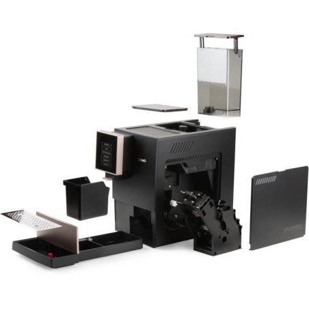 Machine a expresso automatique avec broyeur - DOMO - DO743K - 1350 W - 19 bar - 125 g café - Noir