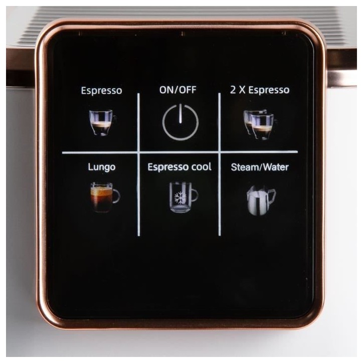 Machine a expresso 3 en 1 - DOMO - DO746K - 1350 W - 20 Bar - Blanc / Rose Machine a expresso 3 en 1 - DOMO - DO746K - 1350 W - 20 Bar - Blanc / Rose