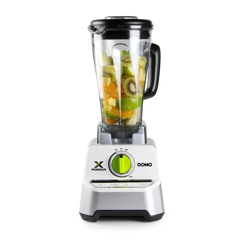 Blender XPOWER - DOMO - DO747BL - 1500 W - 2 L - Gris Blender XPOWER - DOMO - DO747BL - 1500 W - 2 L - Gris