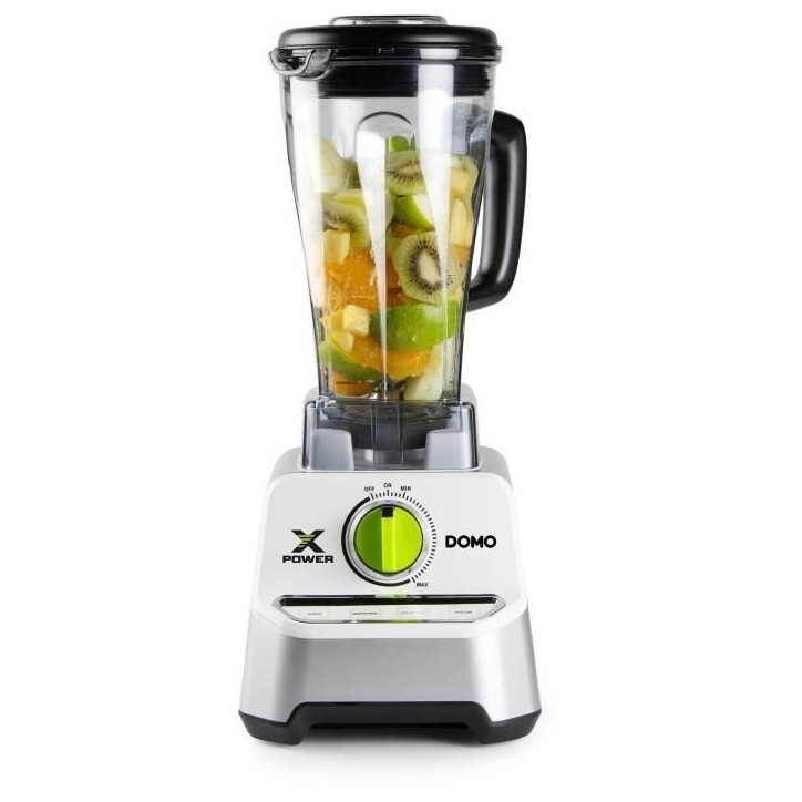 Blender XPOWER - DOMO - DO747BL - 1500 W - 2 L - Gris Blender XPOWER - DOMO - DO747BL - 1500 W - 2 L - Gris