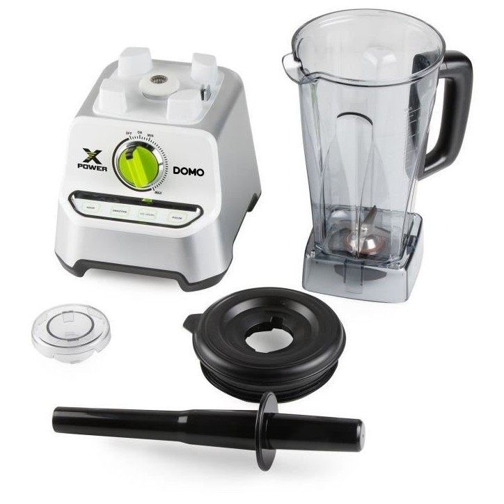 Blender XPOWER - DOMO - DO747BL - 1500 W - 2 L - Gris Blender XPOWER - DOMO - DO747BL - 1500 W - 2 L - Gris