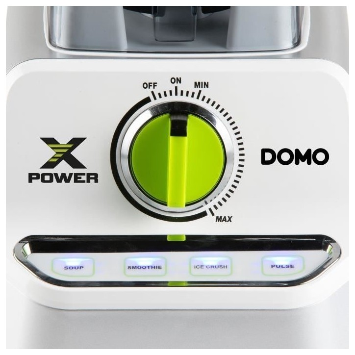 Blender XPOWER - DOMO - DO747BL - 1500 W - 2 L - Gris Blender XPOWER - DOMO - DO747BL - 1500 W - 2 L - Gris