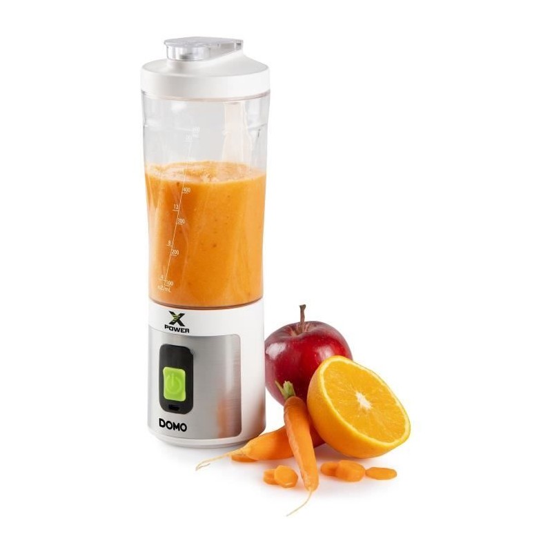 Blender portable sans fil - DOMO - DO752BL - XPOWER - 120 W - 600 ml - Blender portable sans fil - DOMO - DO752BL - XPOWER - 120 W - 600 ml -