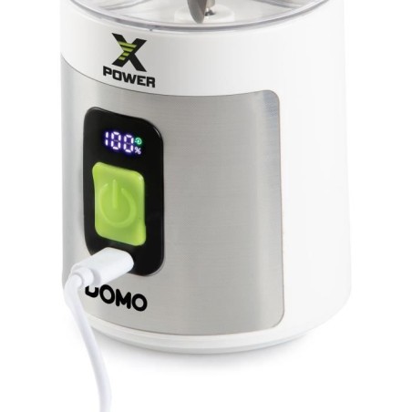Blender portable sans fil - DOMO - DO752BL - XPOWER - 120 W - 600 ml - Blanc