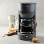 Cafetiere filtre - DOMO - DO754K - 1,25 L - 10 tasses - Gris / Bois