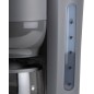 Cafetiere filtre - DOMO - DO754K - 1,25 L - 10 tasses - Gris / Bois