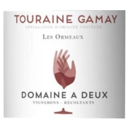 Domaine A Deux Touraine Gamay - Vin rouge de Loire 2018