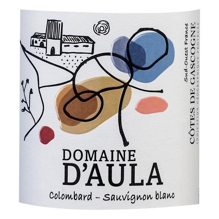 Château Plaimont Domaine D'Aula 2022 Côtes de Gascogne - Vin blanc du Sud-Ouest