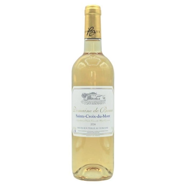 Domaine de Baure 2024 Sainte-Croix-du-Mont - Vin blanc de Bordeaux