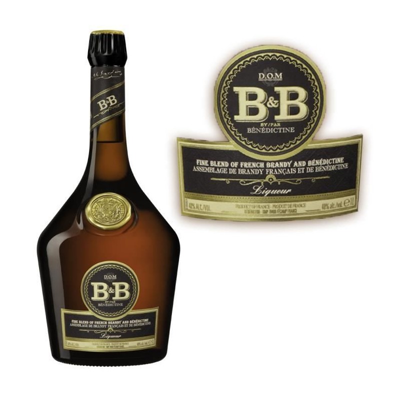 Liqueur Benedictine B&B - Liqueur de Benedictine & Cognac - France - 4 Liqueur Benedictine B&B - Liqueur de Benedictine & Cognac - France - 4