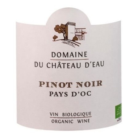 Domaine du Château d'Eau Pays d'Oc Pinot Noir - Vin rouge de Languedoc-Roussillon - Bio 2022