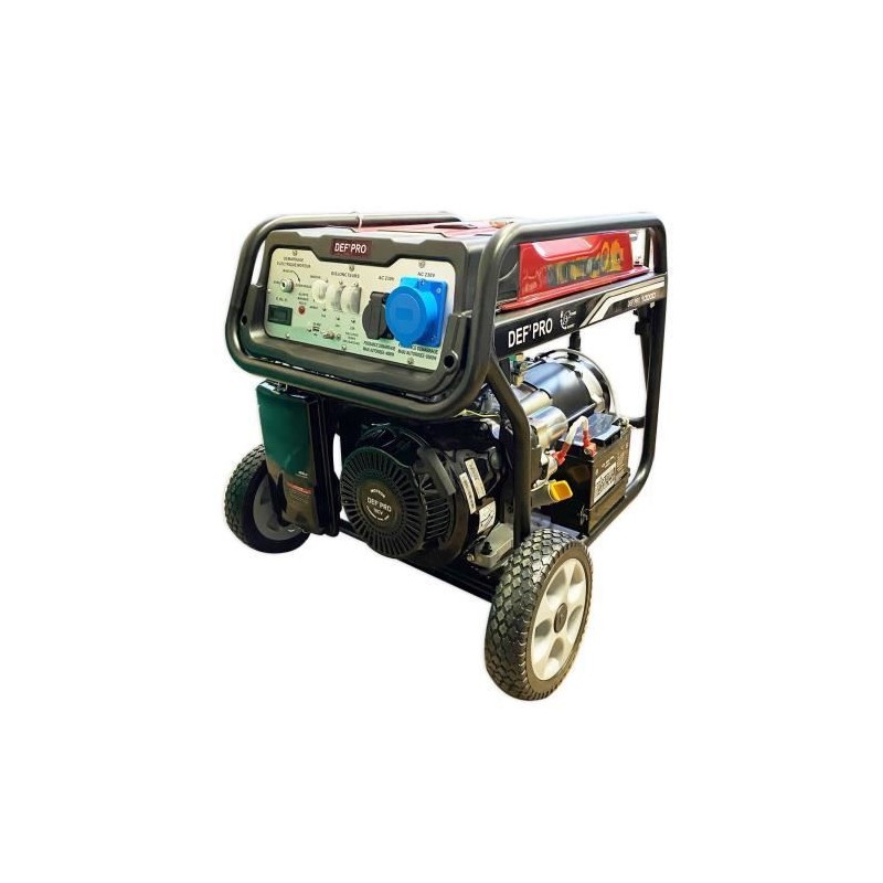 DEF'PRO Groupe électrogene 8500 W - Moteur essence 4 temps - Affichag DEF'PRO Groupe électrogene 8500 W - Moteur essence 4 temps - Affichag