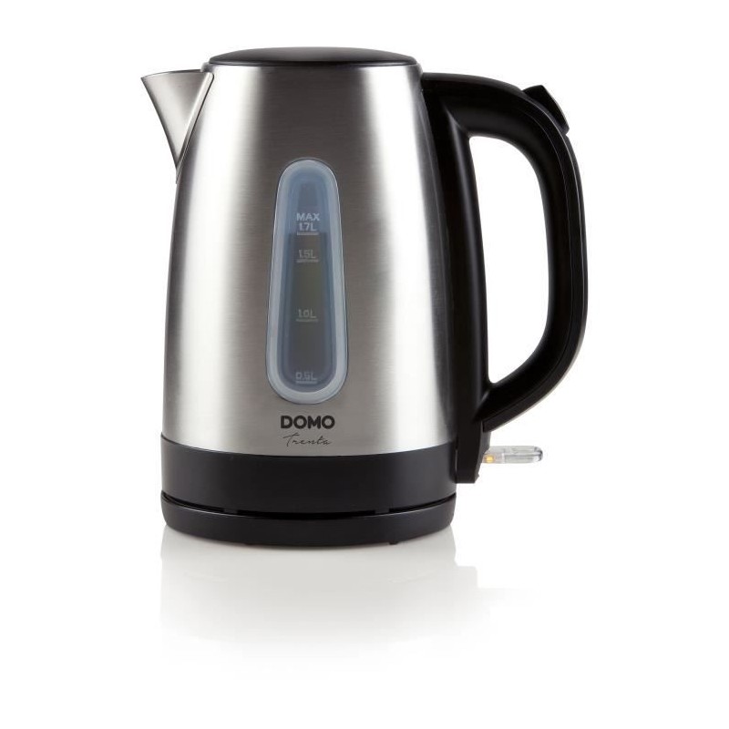 Bouilloire en inox - DOMO - DO496WK - 2200 W - 1,7 L - Base 360° - Gr
