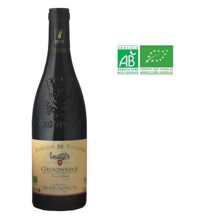 Domaine de Fontavin Terres d'Ancetres 2019 Gigondas - Vin rouge de la Vallée du Rhône - Bio