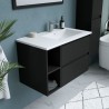 Ensemble DOMINO, set de salle de bain 80, vanity+vasque+miroir & colon