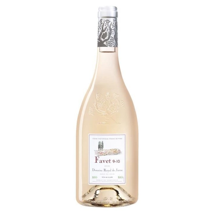 Domaine Royal de Jarras Favet 9-10 2021 Sable de Camargue - Vin rosé de Languedoc - Bio