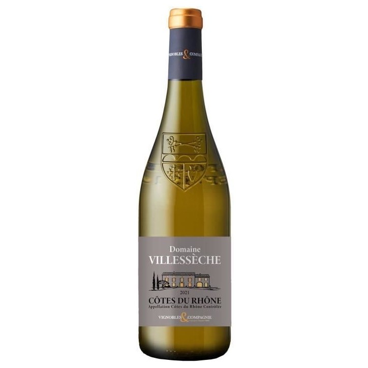 Domaine Villesseche 2024 Côtes du Rhône - Vin blanc de la Vallée du Rhône