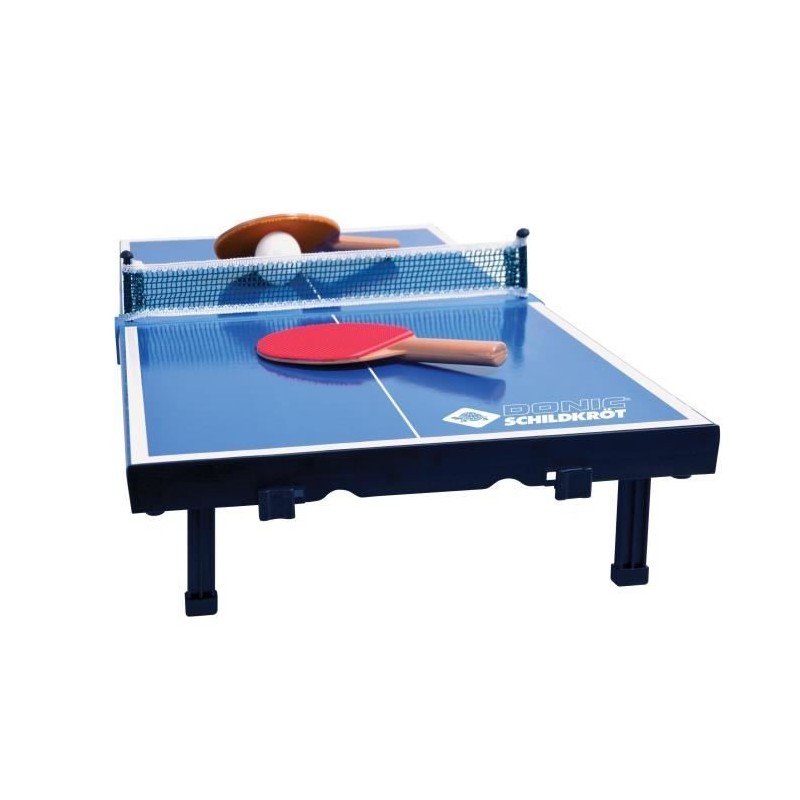 Set mini table de ping pong - SCHILDKRÖT - Mini-table 68x33x9 cm - 2 Set mini table de ping pong - SCHILDKRÖT - Mini-table 68x33x9 cm - 2