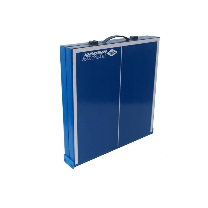 Set mini table de ping pong - SCHILDKRÖT - Mini-table 68x33x9 cm - 2 mini-raquettes PVC - Balle ABS - Filet - Table pliable Set mini table de ping pong - SCHILDKRÖT - Mini-table 68x33x9 cm - 2 mini-raquettes PVC - Balle ABS - Filet - Table pliable