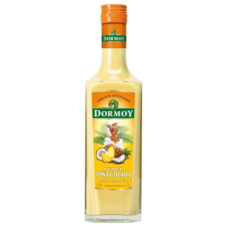 Punch Pinacolada 18° 70 Cl Dormoy - Cocktail préparé - France - 18,0% Vol. - Bouteille Punch Pinacolada 18° 70 Cl Dormoy - Cocktail préparé - France - 18,0% Vol. - Bouteille