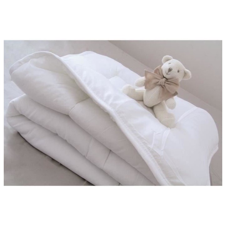 Couette - DOMIVA - Ma 1ere couette - Blanc - 100 x 140 cm - Enfant - 300g/m² Couette - DOMIVA - Ma 1ere couette - Blanc - 100 x 140 cm - Enfant - 300g/m²