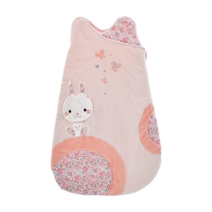 Gigoteuse - DOMIVA - Lapinou - Rose - 0-6 mois - Chaude et douce