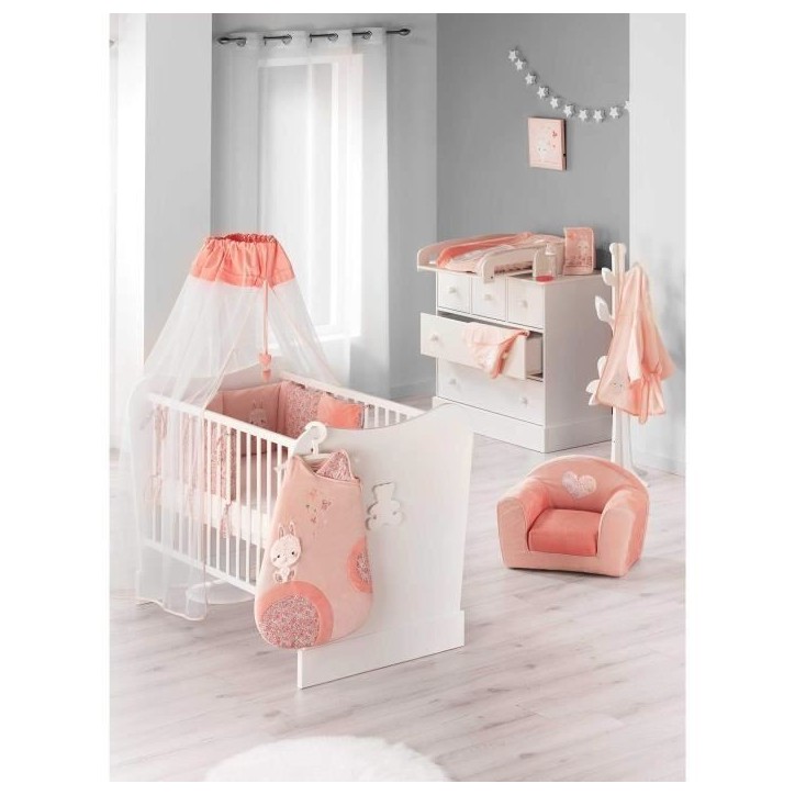 Gigoteuse - DOMIVA - Lapinou - Rose - 0-6 mois - Chaude et douce