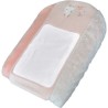 Matelas a  langer avec housse Lapinou - Rose - 50 x 75 cm