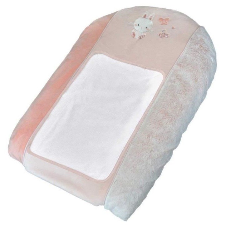 Matelas a langer avec housse Lapinou - Rose - 50 x 75 cm Matelas a langer avec housse Lapinou - Rose - 50 x 75 cm