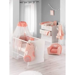 Matelas a  langer avec housse Lapinou - Rose - 50 x 75 cm