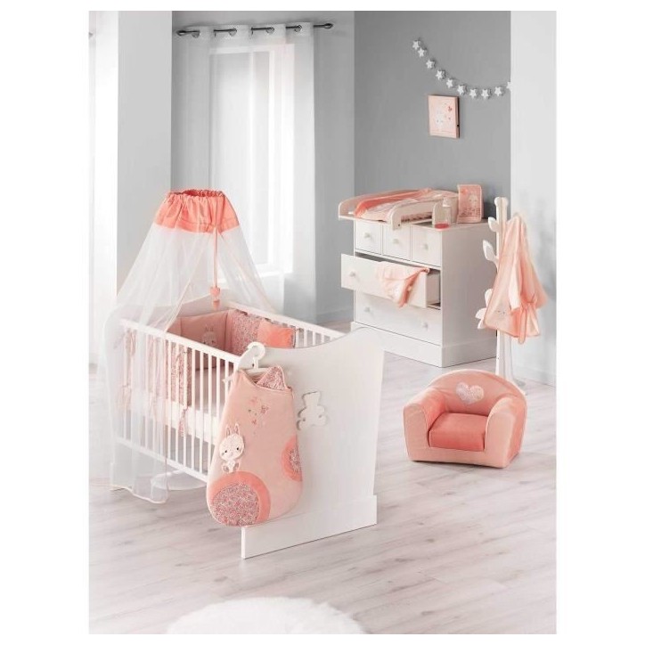 Matelas a langer avec housse Lapinou - Rose - 50 x 75 cm Matelas a langer avec housse Lapinou - Rose - 50 x 75 cm