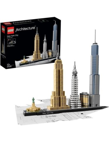 LEGO Architecture - New York - Statue de la Liberté - Maquette Miniature - 598 pieces