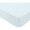 Drap housse - DOMIVA - 60 x 120 cm - Jersey - Light blue