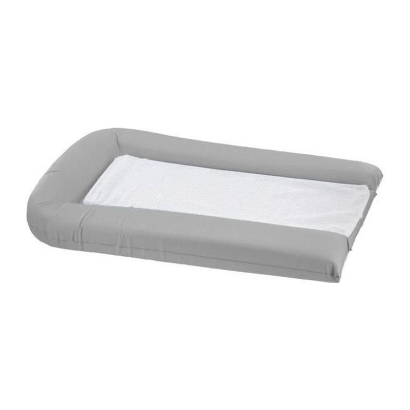 Matelas a langer avec éponges amovibles - Gris Perle - 42 x 70 cm Matelas a langer avec éponges amovibles - Gris Perle - 42 x 70 cm