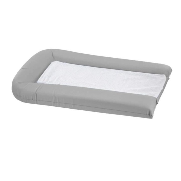 Matelas a langer avec éponges amovibles - Gris Perle - 42 x 70 cm Matelas a langer avec éponges amovibles - Gris Perle - 42 x 70 cm