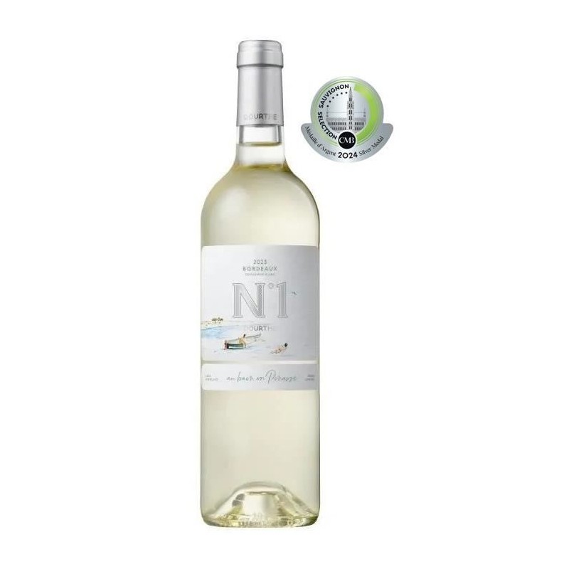 Dourthe N°1 Blanc Bordeaux 2023 - Vin blanc de Bordeaux Dourthe N°1 Blanc Bordeaux 2023 - Vin blanc de Bordeaux