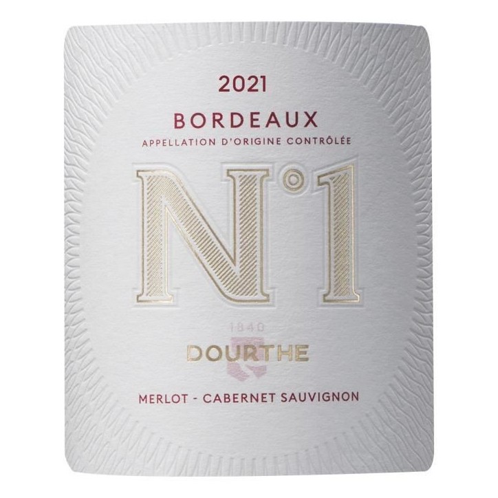 Dourthe N°1 2022 Bordeaux - Vin rouge de Bordeaux