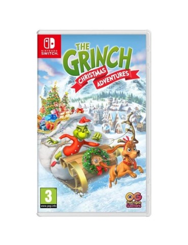 Jeu Nintendo Switch - Le Grinch: Les Aventures de Noël - Action - En boîte + Code de téléchargement