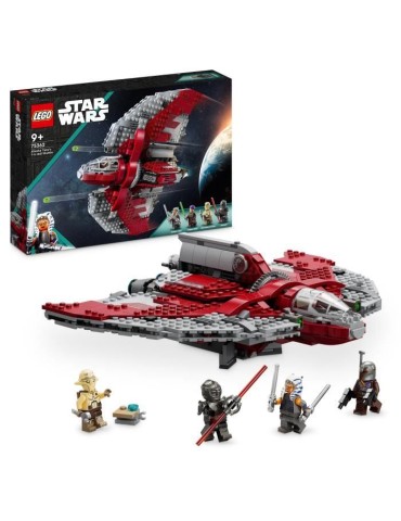 LEGO Star Wars La Navette T-6 d'Ahsoka Tano 75362 - Vaisseau Lance-Tenons - 4 Personnages