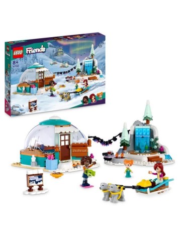 LEGO Friends 41760 Les Vacances en Igloo - Jouets d'Hiver avec Chiens de Traîneau - Mixte - 8 ans et plus