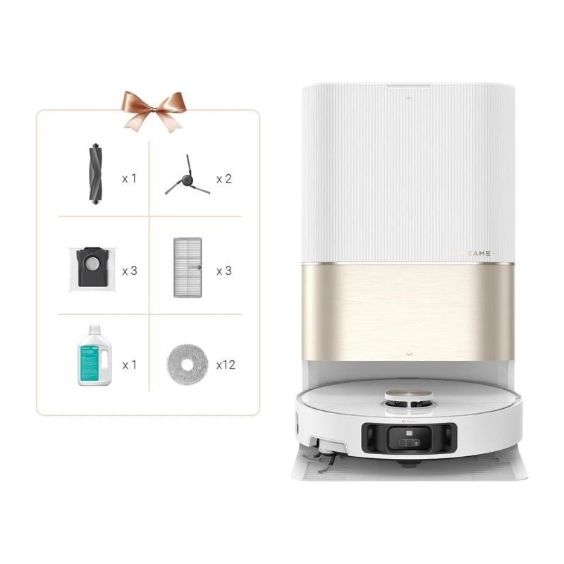 Aspirateur Robot Laveur Dreame X40 Ultra Complete avec Serpilliere a d Aspirateur Robot Laveur Dreame X40 Ultra Complete avec Serpilliere a d