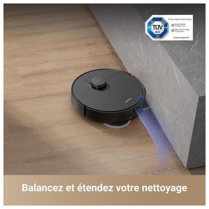 DREAME X40 Master Robot Aspirateur avec Station de Base 8 en 1 Compacte de 28 cm, Remplissage et vidange Automatiques DREAME X40 Master Robot Aspirateur avec Station de Base 8 en 1 Compacte de 28 cm, Remplissage et vidange Automatiques