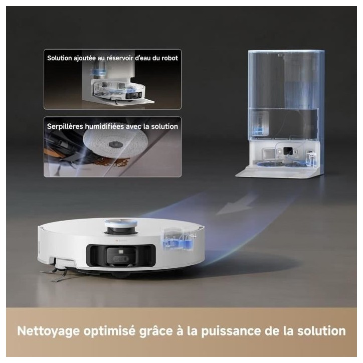 Robot Aspirateur Laveur DREAME X50 Ultra - 220 mn autonomie - 20 000 Pa - Auto-nettoyage Robot Aspirateur Laveur DREAME X50 Ultra - 220 mn autonomie - 20 000 Pa - Auto-nettoyage