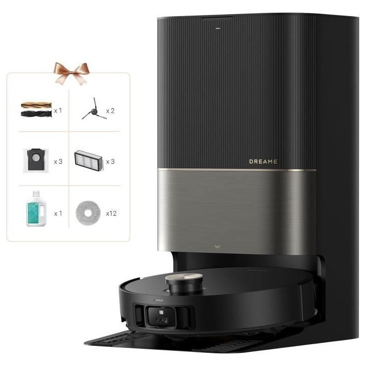 DREAME X50 Ultra Complete - Robot Aspirateur avec Station - Evitement d'obstacles par IA et Navigation a 360 - Aspiration 20 000 DREAME X50 Ultra Complete - Robot Aspirateur avec Station - Evitement d'obstacles par IA et Navigation a 360 - Aspiration 20 000