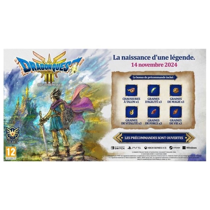 Dragon Quest III Hd-2d Remake - Jeu Nintendo Switch Dragon Quest III Hd-2d Remake - Jeu Nintendo Switch