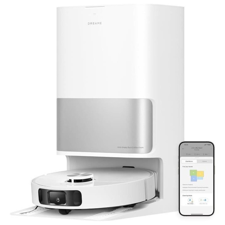DREAME L10s Ultra Gen 2 - Robot Aspirateur Laveur - 10 000 Pa - Technologie MopExtend RoboSwing - Base Entierement Automatique DREAME L10s Ultra Gen 2 - Robot Aspirateur Laveur - 10 000 Pa - Technologie MopExtend RoboSwing - Base Entierement Automatique