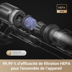 DREAME Z30 - Aspirateur Balai sans Fil - Puissance 310 AW - Autonomie