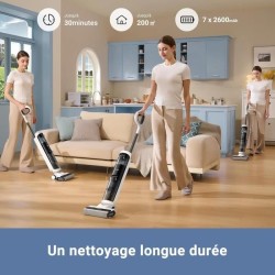 MOVA K20 - Aspirateur Laveur Sec Et Humide - Poids Léger de 4 kg - Ne