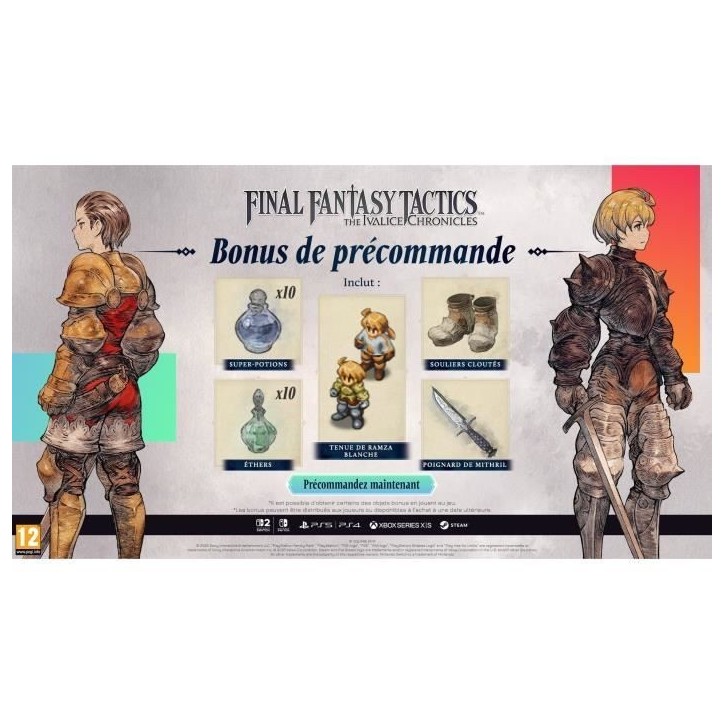 FINAL FANTASY TACTICS – The Ivalice Chronicles - Jeu PS5