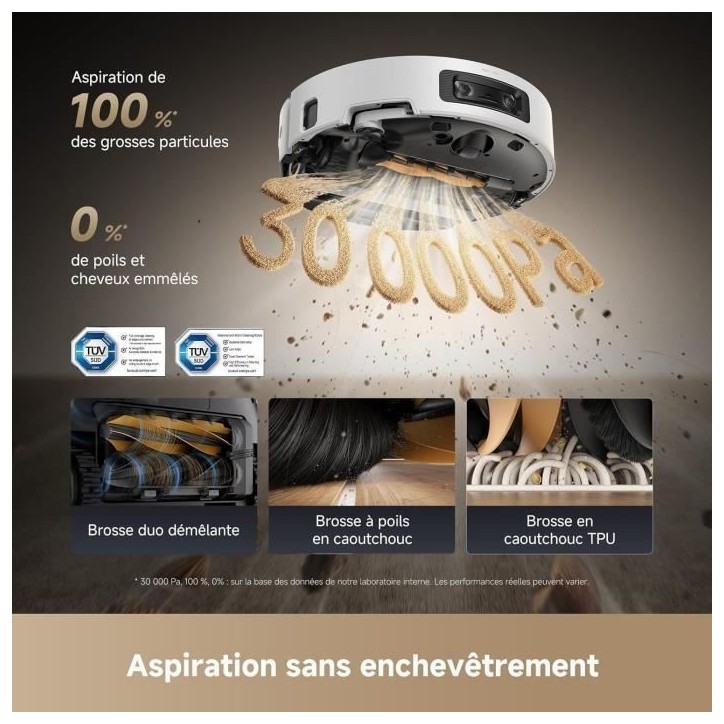 Aspirateur Robot Laveur - DREAME Aqua 10 Ultra Roller Complete - Nettoyage Automatique du Rouleau - Évitement d'obstacles de 8 Aspirateur Robot Laveur - DREAME Aqua 10 Ultra Roller Complete - Nettoyage Automatique du Rouleau - Évitement d'obstacles de 8